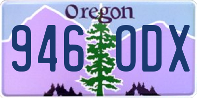 OR license plate 946ODX