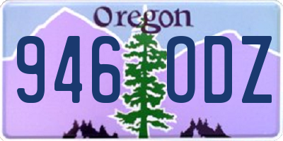 OR license plate 946ODZ