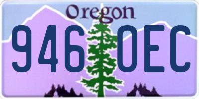 OR license plate 946OEC