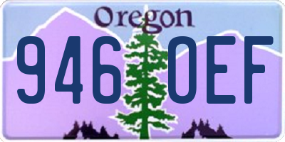 OR license plate 946OEF