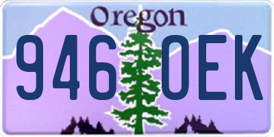 OR license plate 946OEK