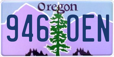 OR license plate 946OEN