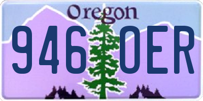 OR license plate 946OER
