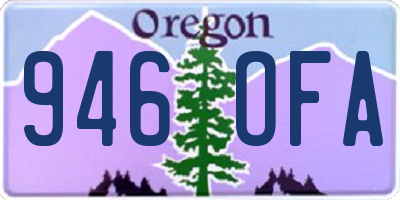 OR license plate 946OFA