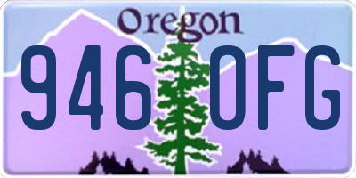 OR license plate 946OFG