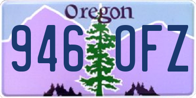OR license plate 946OFZ