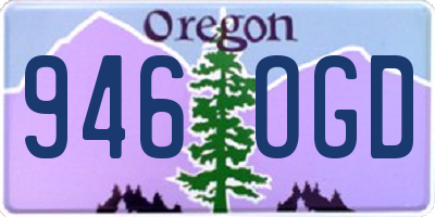 OR license plate 946OGD