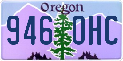 OR license plate 946OHC