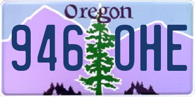 OR license plate 946OHE