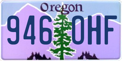 OR license plate 946OHF