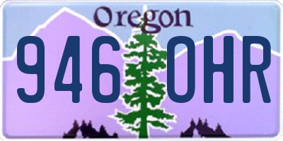 OR license plate 946OHR