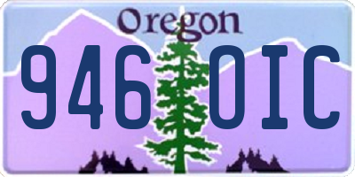 OR license plate 946OIC