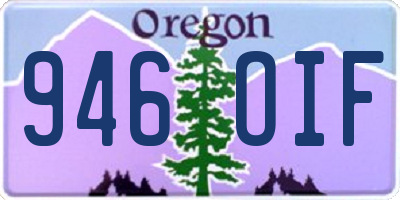 OR license plate 946OIF