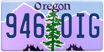 OR license plate 946OIG
