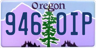 OR license plate 946OIP