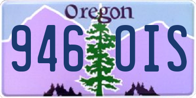 OR license plate 946OIS