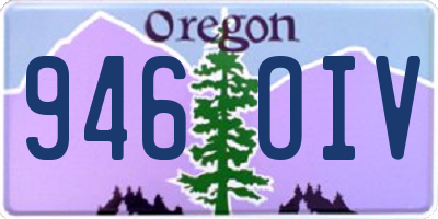OR license plate 946OIV