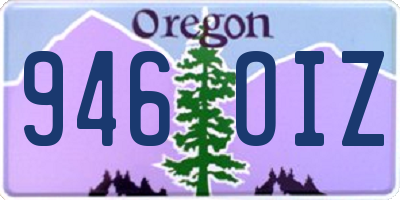 OR license plate 946OIZ