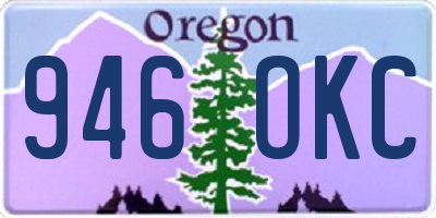 OR license plate 946OKC