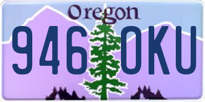 OR license plate 946OKU