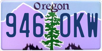 OR license plate 946OKW