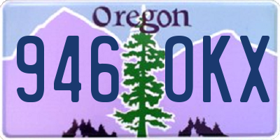 OR license plate 946OKX