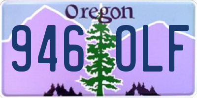 OR license plate 946OLF