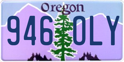 OR license plate 946OLY