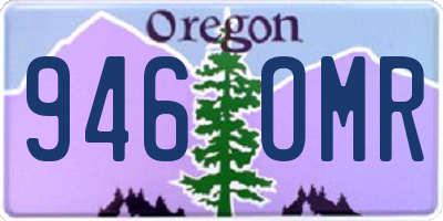 OR license plate 946OMR