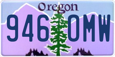 OR license plate 946OMW
