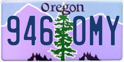 OR license plate 946OMY