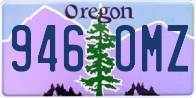 OR license plate 946OMZ