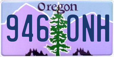 OR license plate 946ONH