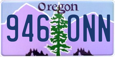 OR license plate 946ONN
