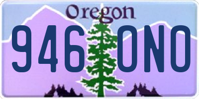 OR license plate 946ONO