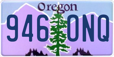 OR license plate 946ONQ