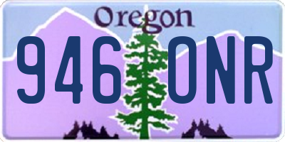 OR license plate 946ONR
