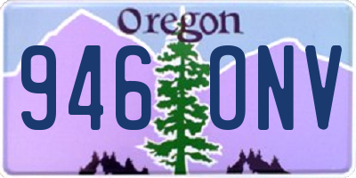 OR license plate 946ONV