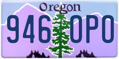 OR license plate 946OPO