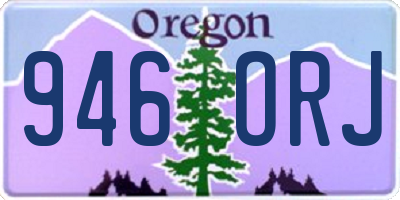 OR license plate 946ORJ