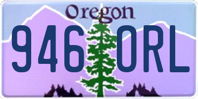 OR license plate 946ORL