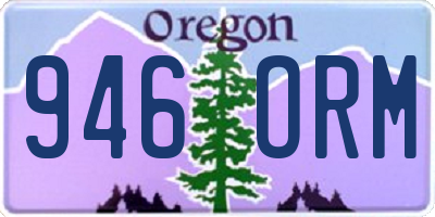 OR license plate 946ORM