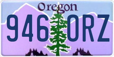 OR license plate 946ORZ