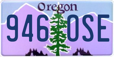 OR license plate 946OSE