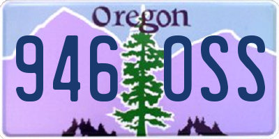 OR license plate 946OSS