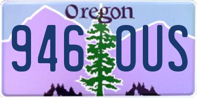 OR license plate 946OUS
