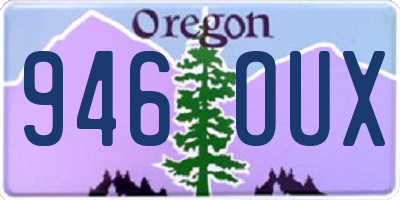 OR license plate 946OUX