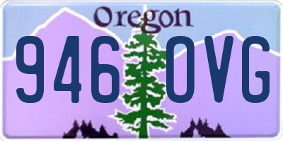 OR license plate 946OVG