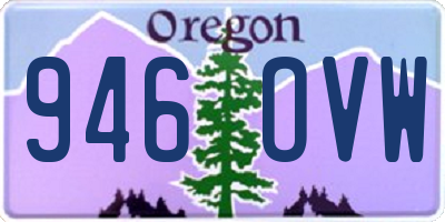 OR license plate 946OVW