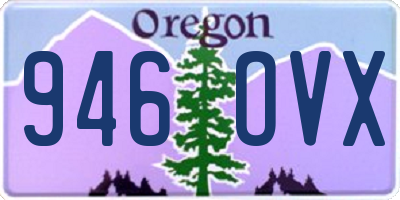 OR license plate 946OVX